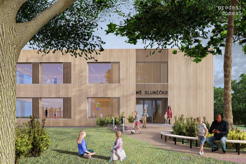 Dřevostavba v přírodním prostředí